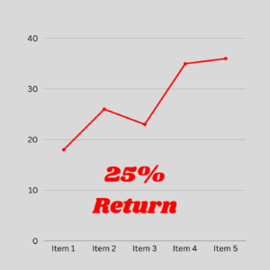 25% Return On Your Investments